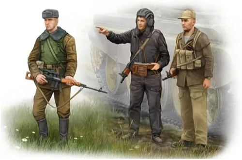 Trumpeter Soldado soviético - Figuras modelo de guerra afgana