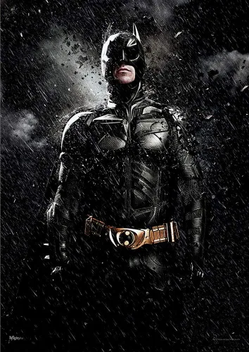 Miniatura 9 de MIGHTYPRINT DC Comics – The Dark Knight Trilogy – Bane – Gotham – Liga de la Justicia – Arte de pared duradero de 17 x 24 pulgadas – No hecho