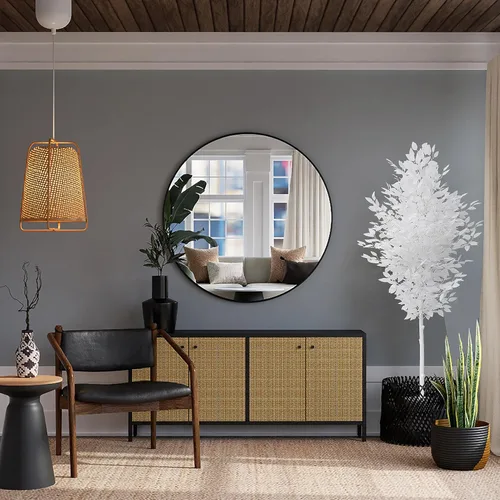 Miniatura 3 de Árboles de ficus artificiales de 6 pies, planta falsa blanca grande para decoración de bodas en interiores del hogar