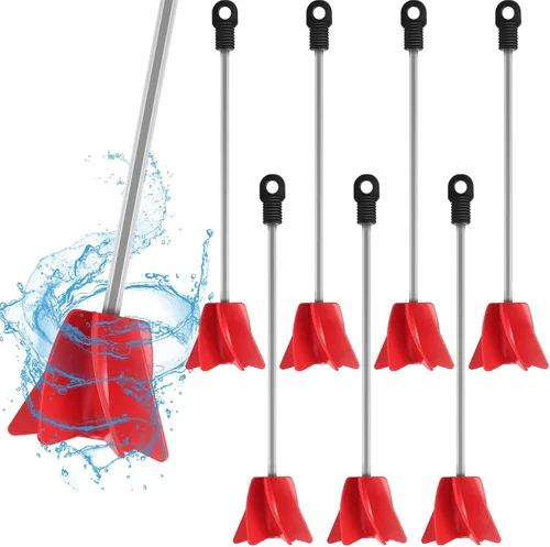 Miniatura 8 de Loosh 12 agitadores de pintura de 11 pulgadas para taladro, accesorio mezclador de pintura, mezclador epoxi hélice para resina de hormigón, paleta