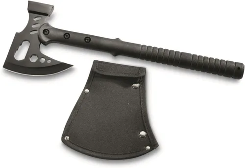 Miniatura 2 de SZCO Hammer Axe - Hacha de campamento de 16.25 pulgadas con hoja de acero al carbono, mango de fibra de nailon, hacha táctica para exteriores