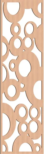 Miniatura 44 de Farwell Paneles de pared decorativos de madera con calado, 13 3/8 pulgadas de ancho x 34 3/8 pulgadas de alto x 1/4 de alto, roble rojo rojo
