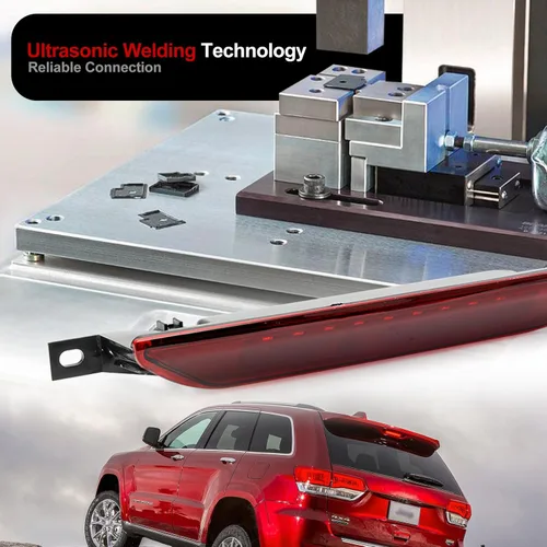 Miniatura 7 de Tercera luz de freno LED de repuesto para J-eep Grand Cherokee WK2 2011-2022 LED 3er centro de frenos Lámpara de parada de montaje alto Lente roja