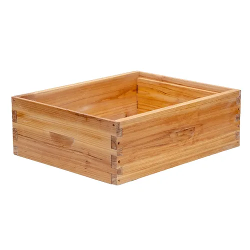 Miniatura 5 de Honey Lake Caja mediana de 10 marcos para colmena de abejas, caja de abeja súper miel Langstroth sumergida en cera de abeja, incluye marcos