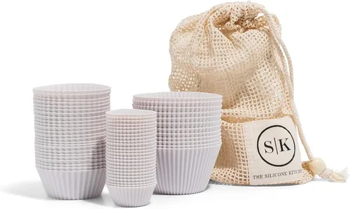 Miniatura 11 de The Silicone Kitchen Taza de Silicona Reutilizable para Hornear Bento, No Tóxica, Sin BPA, Apta para Lavavajillas, Accesorios de Caja Bento