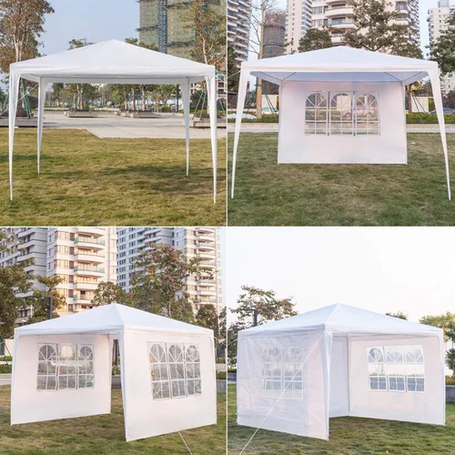Miniatura 3 de Tienda de campaña resistente con paredes laterales y ventanas extraíbles, 10 x 10 pulgadas, 10 x 20 pulgadas, 10 x 30 pulgadas, para fiestas