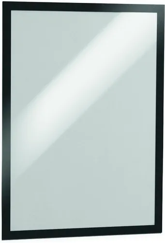Miniatura 12 de Durable Duraframe 476801 - Marco magnético autoadhesivo, tamaño carta, 2 unidades, color negro, Negro
