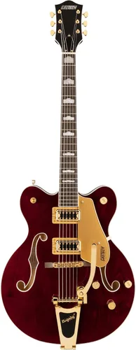 Gretsch G5422TG Guitarra eléctrica electromática clásica de doble corte con Bigsby - Mancha de nogal