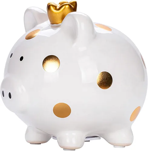 Miniatura 7 de Alcancía para niñas, pequeño banco de ahorro de dinero de cerámica para niños pequeños, caja de monedas decorativa de porcelana, pequeño contenedor