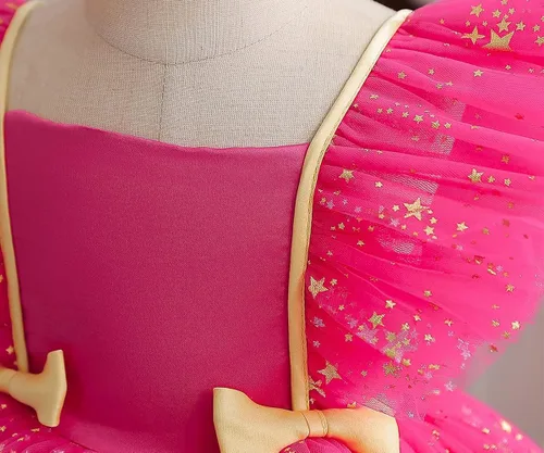 Miniatura 4 de Todder - Vestido de encaje para bebé, para fiesta de cumpleaños, bautizo