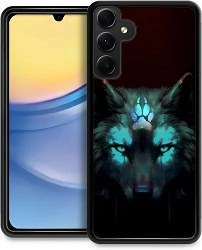 Miniatura 20 de CARLOCA Funda compatible con iPhone 13 Pro, diseño gráfico de identidad negra espiritual lobo, a prueba de golpes, antiarañazos, para iPhone 13 Pro