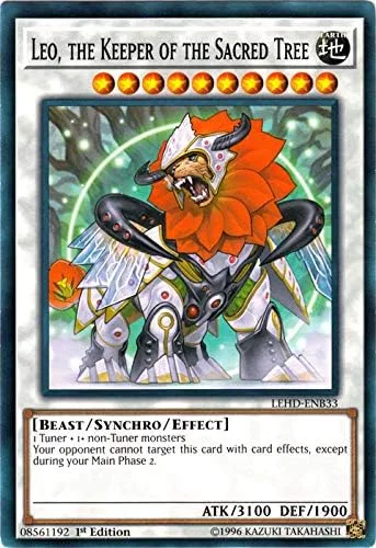 Yu-Gi-Oh! - Leo, El Guardián del Árbol Sagrado - LEHD-ENB33 - Común - 1ª Edición - Mazos de héroes legendarios - Baraja Aesir
