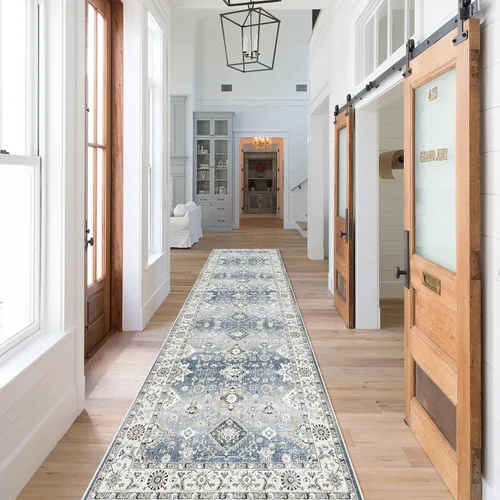 Miniatura 79 de HY HAO YUN LAI Alfombras antideslizantes para pasillos, alfombra lavable para pasillo, alfombra larga ultra suave para cocina, alfombras de acento