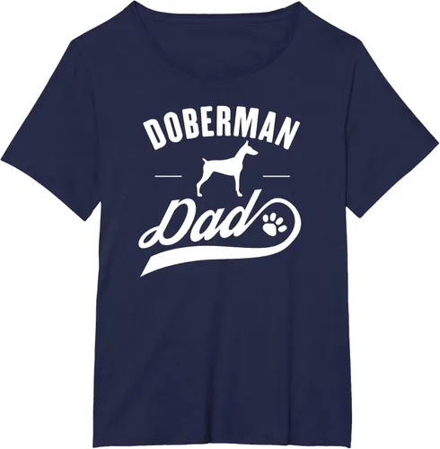 Miniatura 21 de Doberman Dad - Camiseta para amante del dueño del perro, Negro, S