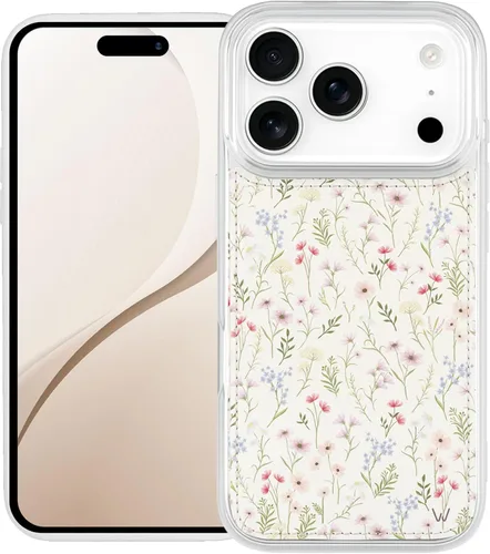 Miniatura 25 de Walli Fundas para iPhone 17 Pro, estética, magnética, compatible con cartera magnética y accesorios, bonita funda de piel vegana para iPhone 17 Pro