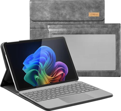 Miniatura 11 de CoBak Funda para Microsoft Surface Pro de 12" (2025), Premium Business Cover con soporte multiángulo, soporte para lápiz capacitivo integrado