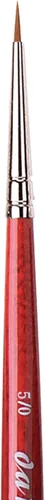 Miniatura 243 de da Vinci Watercolor Series 5580 CosmoTop Spin Pincel de Pintura, Redondo Sintético con Mango Rojo