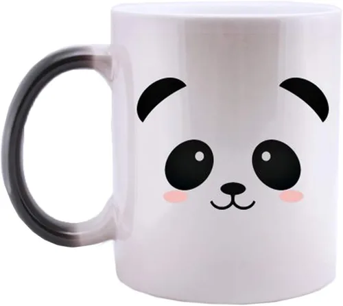 Miniatura 13 de Taza de café que cambia de color Caliamary, divertida taza de café con diseño de gato que cambia de color en cerámica, taza de café sensible al