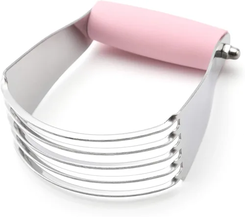 Spring Chef Mezclador de Masa de Tamaño Mediano para Hornear, Herramienta Cortadora de Masa de Acero Inoxidable, Herramienta Manual de Cortador de