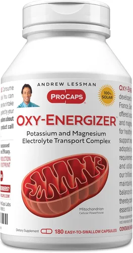 Miniatura 9 de ANDREW LESSMAN Oxy-Energizer 60 cápsulas - Combinación de dos electrolitos vitales - Minerales Potasio-Magnesio Aspartato - Citrato Complejo