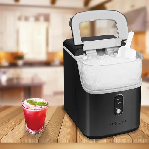 Miniatura 5 de Frigidaire Máquina de hielo masticable crujiente para encimera V2, 33 libras por día, plomizo