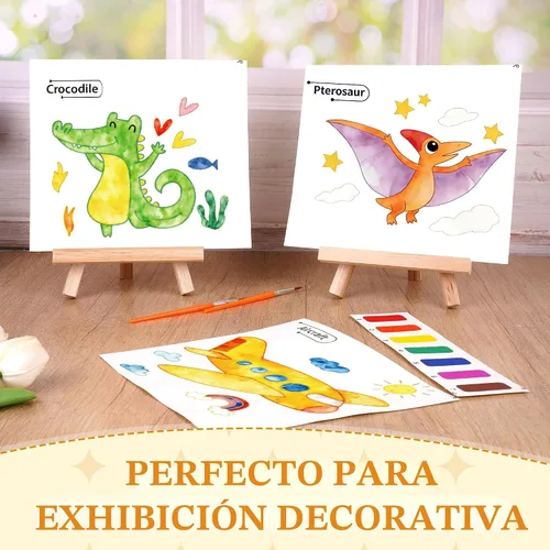 Miniatura 8 de YPLUS Libros de pintura con agua para niños pequeños, juguetes de manualidades, papel de pintura de acuarela, regalo para niños de 1 a 3, 2 a 4, 4 a