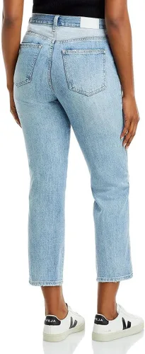 Miniatura 2 de Jeans de pierna recta de tiro alto para mujer