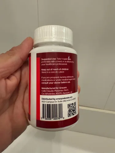 Miniatura 5 de Suplemento de cúrcuma de cúrcuma, 850 mg, 30 cápsulas