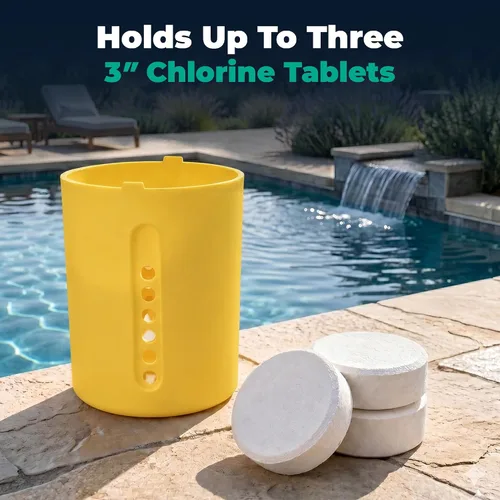 Miniatura 8 de Game Dispensador de cloro flotante con luz solar, diseño de piña, anillo de control ajustable, capacidad para tabletas de cloro de hasta 3 x 3
