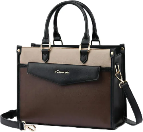 Miniatura 10 de LOVEVOOK Bolsos y carteras para mujer, cartera de moda tipo satchel, bolso cruzado de cuero sintético con asa superior para el hombro para damas