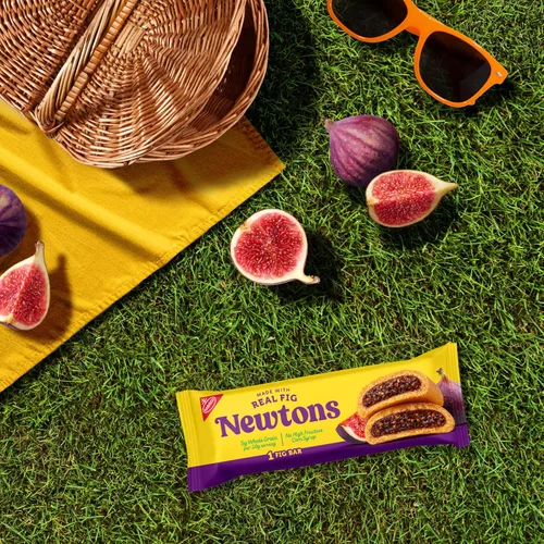 Miniatura 10 de Newtons Soft & Fruit - Galletas masticables de higo, (barras de higo), 120 paquetes de bocadillos (1 galleta por paquete)