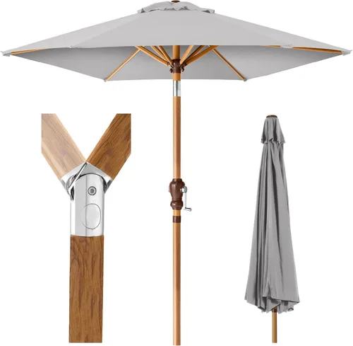 Miniatura 40 de Best Choice Products Sombrilla de patio al aire libre de 10 pies, sombrilla de mesa para exteriores, sombrilla de patio, sombrilla de mercado con 8