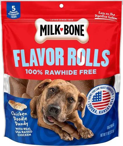 Miniatura 47 de Milk-Bone MaroSnacks Golosinas para perros pequeños con sabor a tocino con médula ósea, 40 onzas (paquete de 2) (el diseño del empaque puede variar)