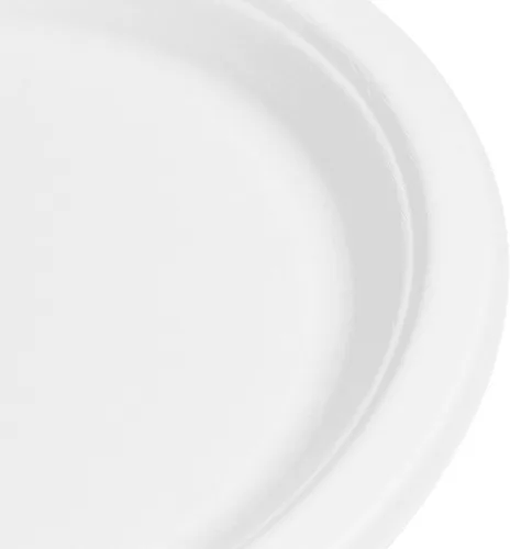 Miniatura 7 de KARAT EARTH Platos de papel desechables compostables de 9 pulgadas (paquete de 500 unidades) – Fibra moldeada, paquete ecológico a granel (blanco)