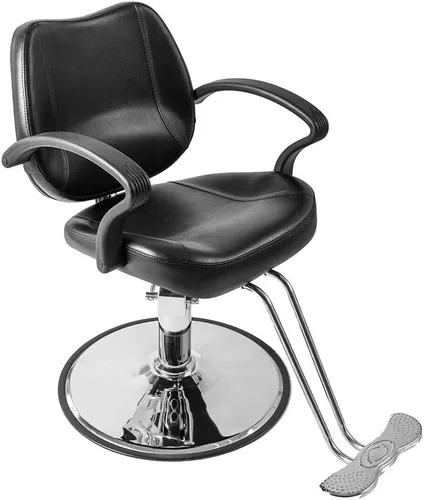 Winado Silla de peluquería para salón de belleza con altura de asiento ajustable de 6 pulgadas y rodillo de 360 grados, soporta hasta 330 libras,