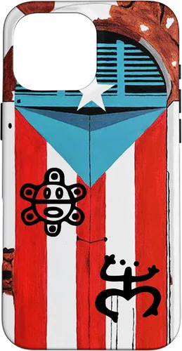 Miniatura 19 de Funda con diseño de bandera de Puerto Rico Coqui Sun Taíno, Boricua Pride Cover Case para iPhone 17