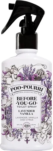 Miniatura 14 de Poo-Pourri Before-You-Go - Recarga de aerosol para inodoro, lavanda y vainilla, 16 onzas líquidas, hasta 800 usos, desodorante para baño con aceites
