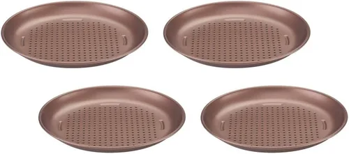 Miniatura 4 de Cuisinart Juego de 4 sartenes estriadas para tartaletas, mini, gris acero Aleación de acero
