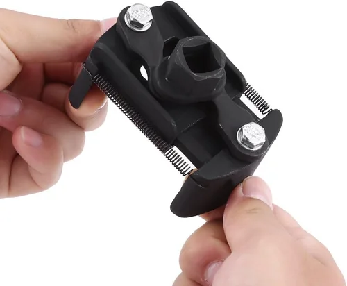 Miniatura 8 de Keenso Llave de filtro de aceite, herramienta de extracción de llave de filtro de aceite ajustable de 60 a 3.150 in, herramienta de extracción