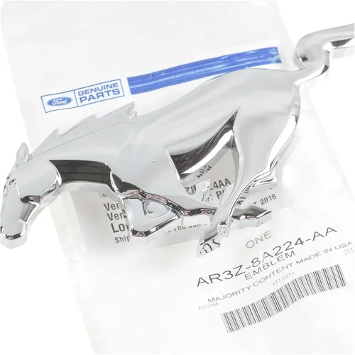Miniatura 3 de Emblema cromado montado en rejilla compatible con Ford Mustang 2010-2014