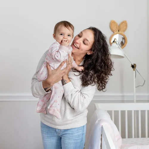 Miniatura 4 de Burt's Bees Baby - Pijama de una pieza (enterizo) de bebé de 100% algodón orgánico con cremallera frontal, para dormir