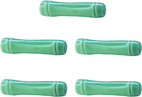 Miniatura 19 de Palillos de cerámica reutilizables, 5 pares, aptos para lavavajillas, palillos azules, 9.7 pulgadas (estrellas azules)