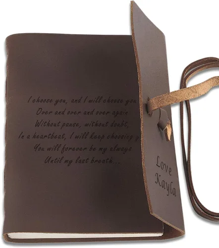 Miniatura 8 de Cuadernos bíblicos personalizados, diarios de cuero personalizados para cuaderno de bocetos cristianos, diario de viaje, regalos cristianos grabados