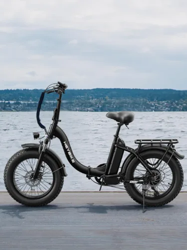 Miniatura 10 de Heybike Ranger 2.0 Foldable Electric Bike for Adults, 20"*4 Fat Tire Ebike with 1400W Peak Motor, 28 MPH Max Speed, 600Wh Removable Battery, Up to