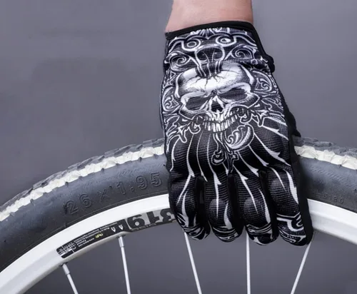 Miniatura 2 de Skull Motorcycles Cycling Gloves Bike Racing Bicycles MTB Full Finger Gloves for Men Women & Mountaineering
