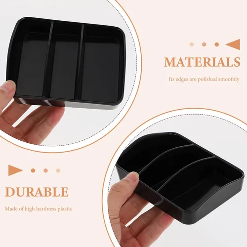 Miniatura 7 de Caja de almacenamiento para barra de café, soporte para estación de café, bolsas de té, organizador de paquetes de azúcar, edulcorante, 3 soportes