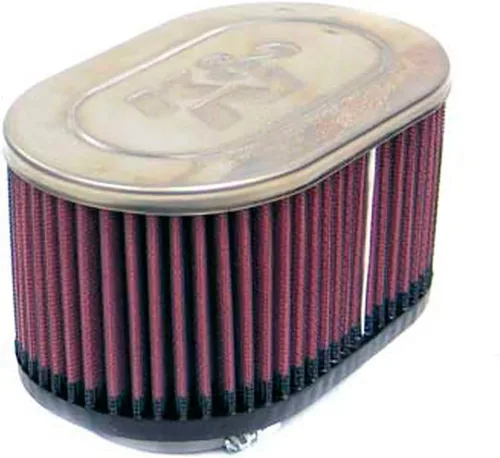 K&N Filtro de entrada de aire universal con abrazadera: alto rendimiento, premium, lavable, filtro de repuesto: Diámetro de la brida: 6 pulgadas,