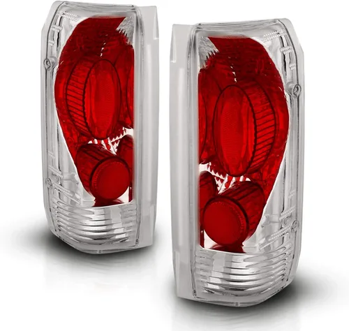 Miniatura 2 de AmeriLite Euro Chrome - Juego de luces traseras de freno de repuesto para Ford F150 F250 F350 / Bronco 1989-1996, lado del pasajero y del conductor