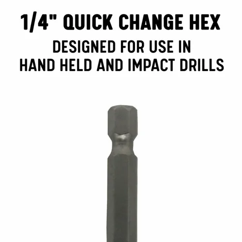 Miniatura 4 de Drill America - Broca de cambio rápido de 1/2" con vástago hexagonal de cobalto, serie COHEX