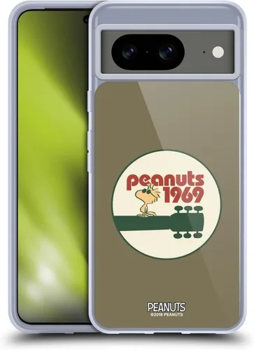 Miniatura 191 de Head Case Designs Funda de gel Woodstock 50th con licencia oficial de Peanuts Snoopy Guitar 1969 [protección de grado militar] compatible